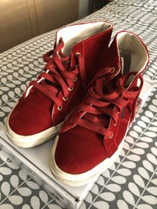superga red velvet