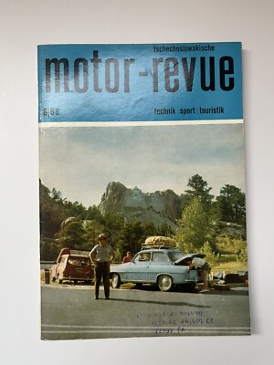 Tschechoslowakische MOTOR REVUE 8 - 1968 Motocross / Skoda / Tatra