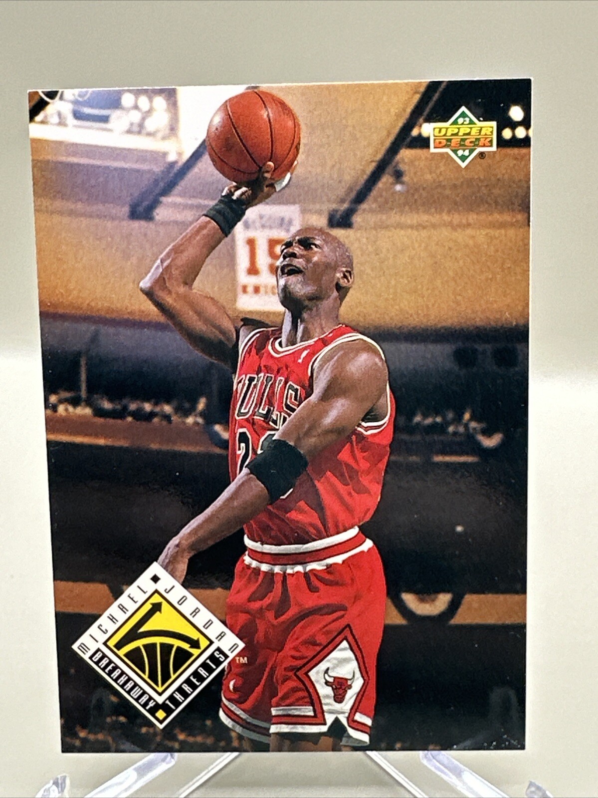 1993-94 Upper Deck Breakaway Threats Michael Jordan #438 Chicago Bulls
