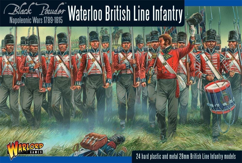 British Line Infantry (Waterloo) - Warlord Games Black Powder Miniatures