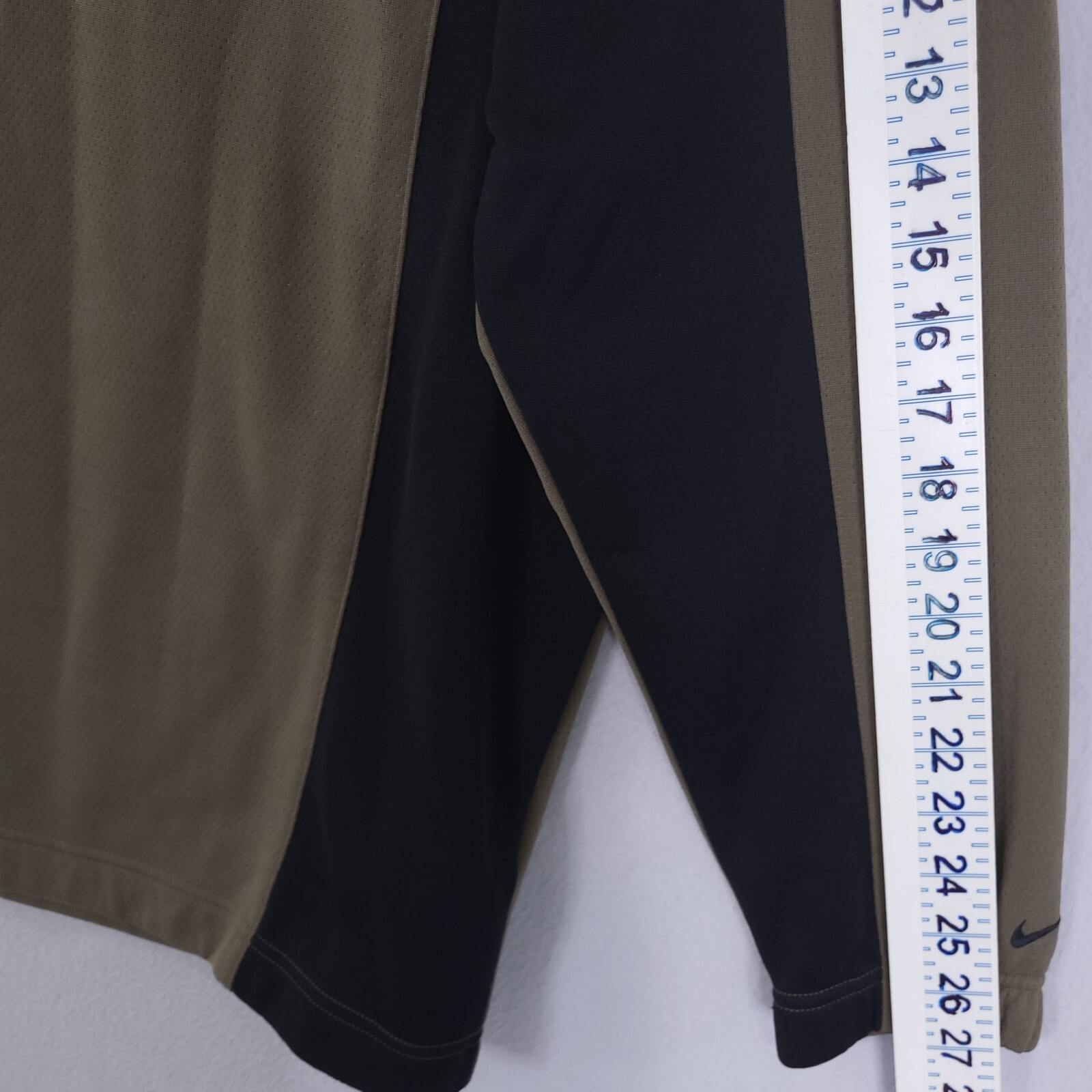 SACAI X NIKE Nike Golf Jacket Uomo XL Marrone Fit Dry 1 4 Zip Pullover Foderato in Pile Y2K 2XL