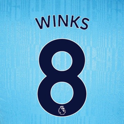 Tottenham 2019-23 Winks 8 Official Avery Dennison Navy Player Size Name Set