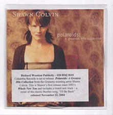 (LN447) Shawn Colvin, Polaroid: A Greatest Hits Collection - 2004 DJ CD
