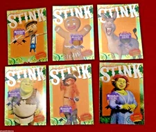 Shrek the Third Scratch and Stink  Insert Card set - SH1 - SH6