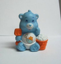 CARE BEARS VINTAGE PVC FIGURE BABY TUGS WITH SHOVEL AND PAIL