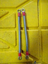 2 - 1 Gauge AWG 7"L Battery Cable 3/8" Solar, Marine, Power Inverter