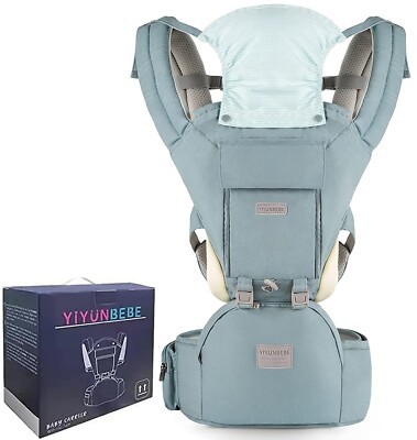 YIYUNBEBE Baby Carrier with Hip Seat Baby Holder Backpack Baby