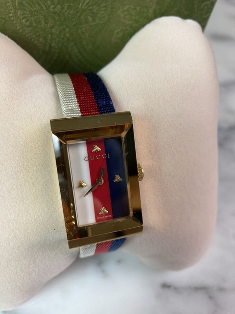 Gucci G Frame Tricolor YA147405 Watch 