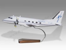 Grumman Gulfstream 1 G-159 JetPet Desk Wood Airplane New Model Small Scale 1/72