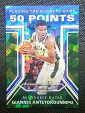 2019-20 Contenders Optic Giannis Antetokounmpo Playing the Numbers Blue ICE SSP