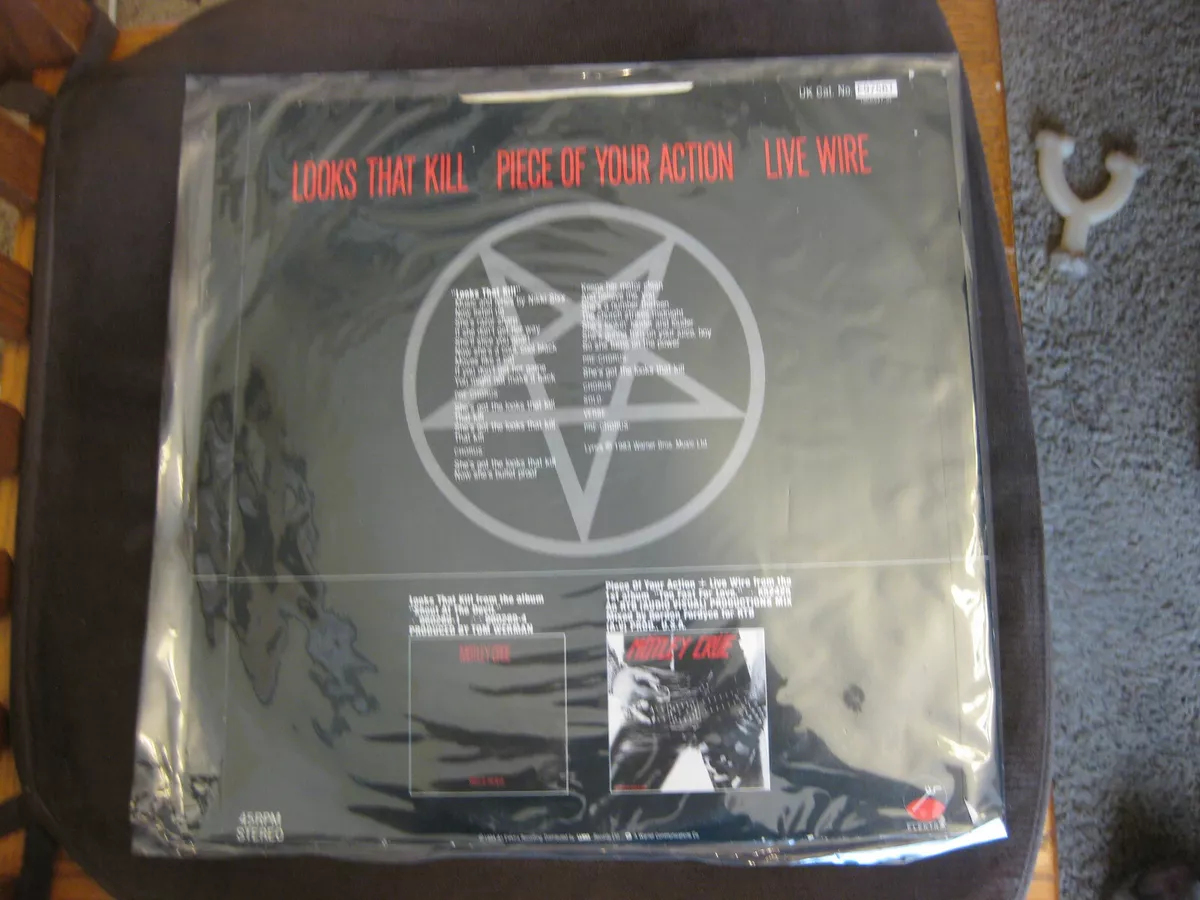 MOTLEY CRUE Looks That Kill/Piece Of Your Action/Live Wire 12”