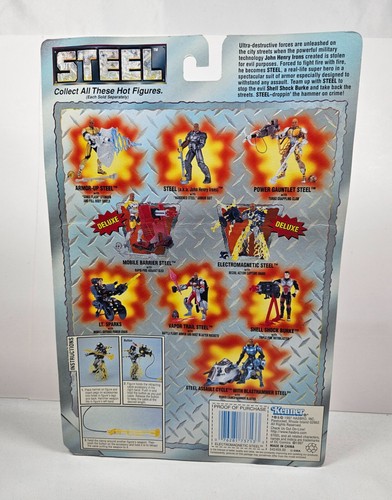 1997 Steel Electromagnetic Figure with Capture Snare Kenner NIP Shaquille O'Neal - Bild 4 von 9