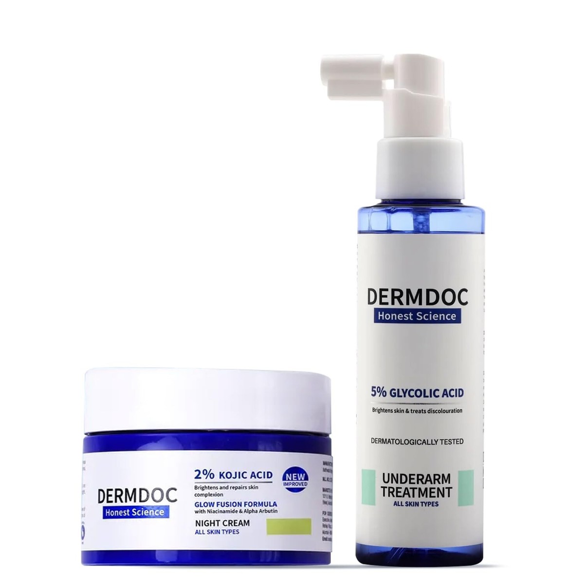DermDoc Brighten Up Combo Brightening Spray -100 ml Acid Night