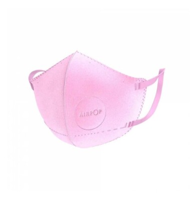 Airpop Kids Reusable 40 hours Face Mask, Kids Face Masks (4 Pack) - Pink