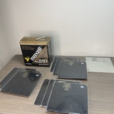 Floppy Diskettes Opened Pack of 10 Maxell High Density MF2HD 3.5" Computer