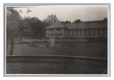 Oberhof 1967 - House of Friendship Fountain - Old Photo