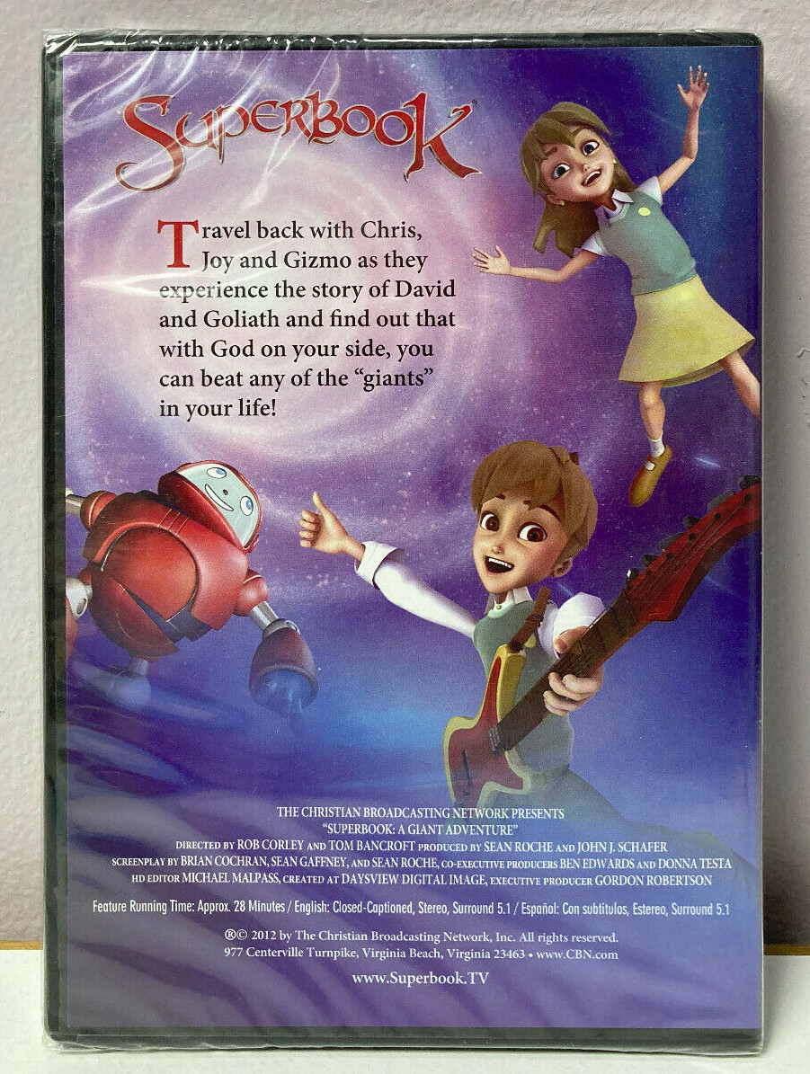 Superbook: A Giant Adventure 2012 DVD Christian Broadcasting