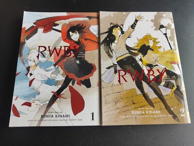 RWBY The Official Manga Vol 1 and 2 NEW FREE UK POSTAGE 