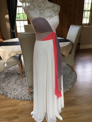 DEBENHAMS DEBUT IVORY CORAL COLOUR 