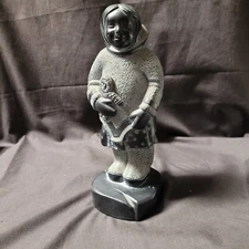 Vintage 9" Boma Inuit Figurine Made in Canada