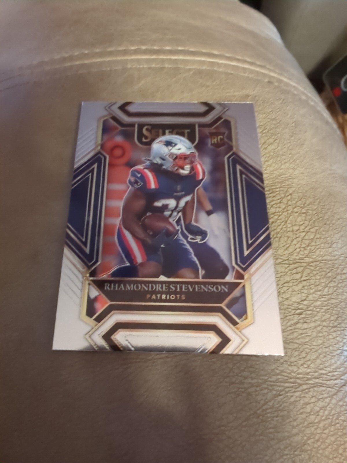 2021 Panini Select #275 Rhamondre Stevenson New England Patriots RC (V)