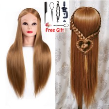 Professional Training Mannequin Head with Hair Hairstyles Hairdressing Practice