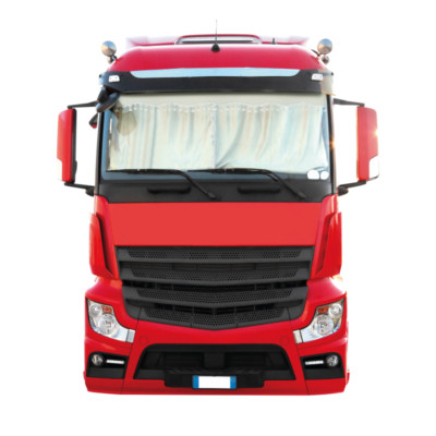 Vorhänge für LKW Mikrofaser Sonnenblende Universal Kabine Standard Creme