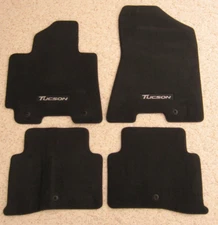 2016 - 2018 Hyundai Tucson OEM Original Carpeted Floor Mat Mats SET - NEW BLACK