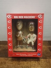 Big Red Machine Bobblehead Marty Brennaman Cesar Geronimo Matthew 25 Kroger  NIB