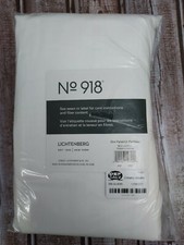 No. 918 Emily Sheer Voile Window Curtain Scarf 216" x 59" Eggshell White NEW