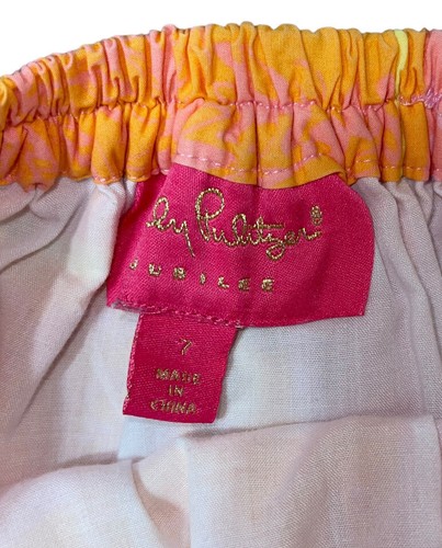 LILLY PULITZER Jubilee Girls Size 7 Elephant Print Skirt - Picture 10 of 13