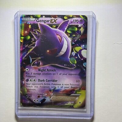 Gengar EX 34/119 XY Phantom Forces Holo Ultra Rare Pokemon Card Near M