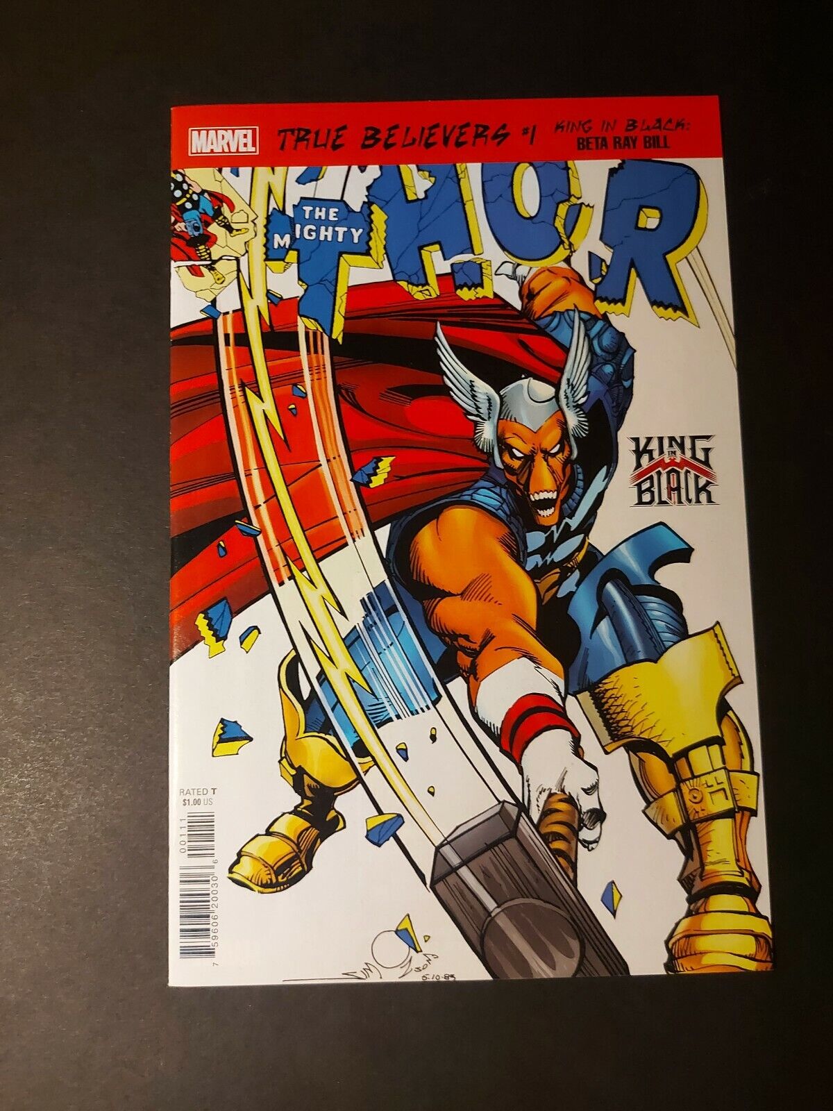 TRUE BELIEVERS THOR #337  variant 1ST BETA RAY BILL coming to mcu
