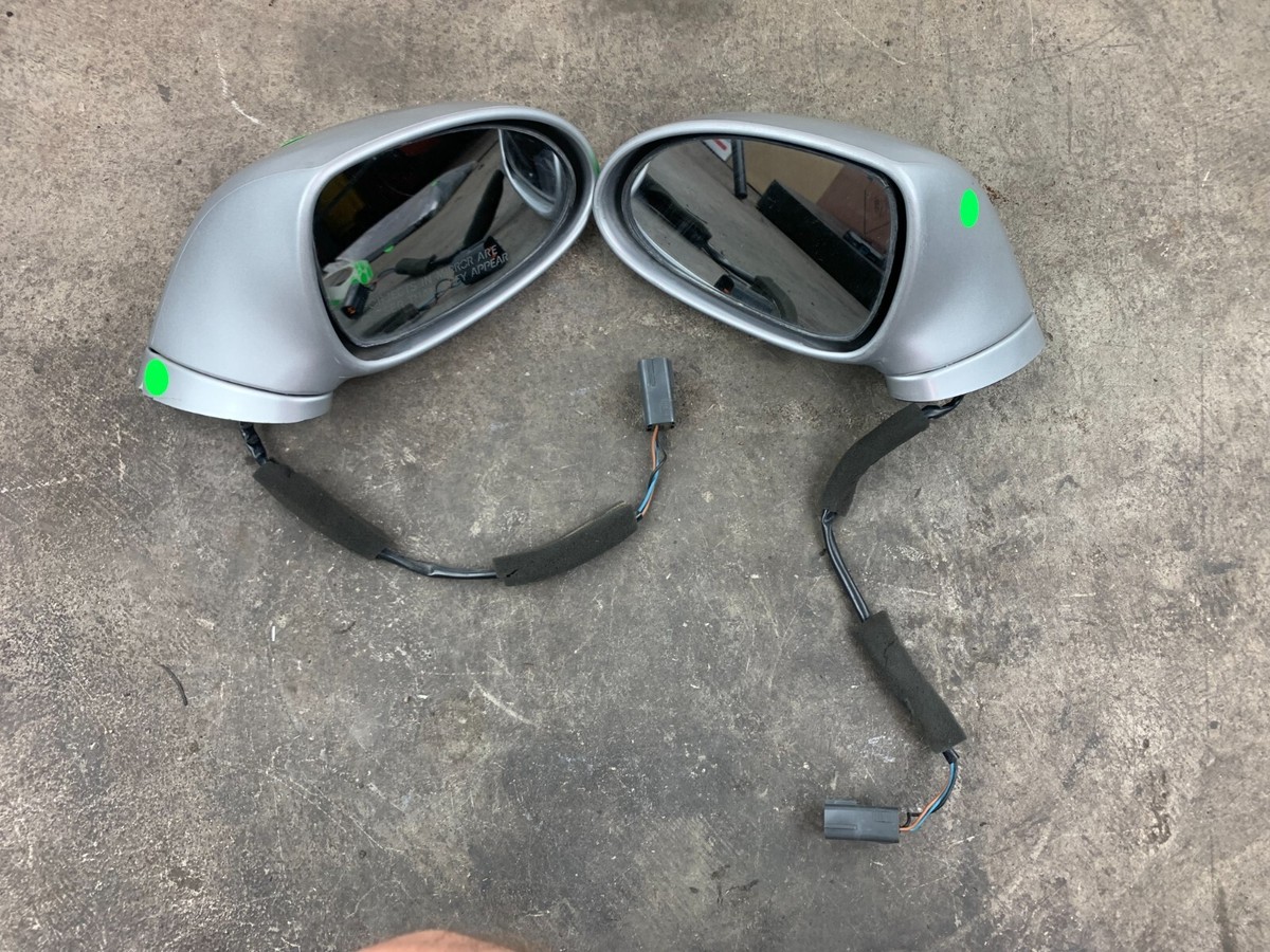 1999-2005 Mazda Miata Oem Silver Side View Mirror Left Right Set
