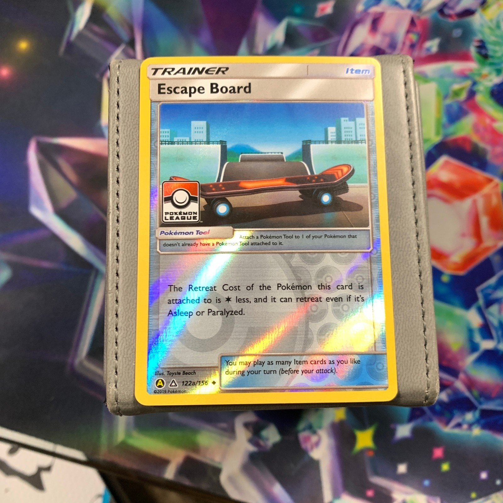 Escape Board 122a/156 Pokemon League Stamp - NM Pokemon Card
