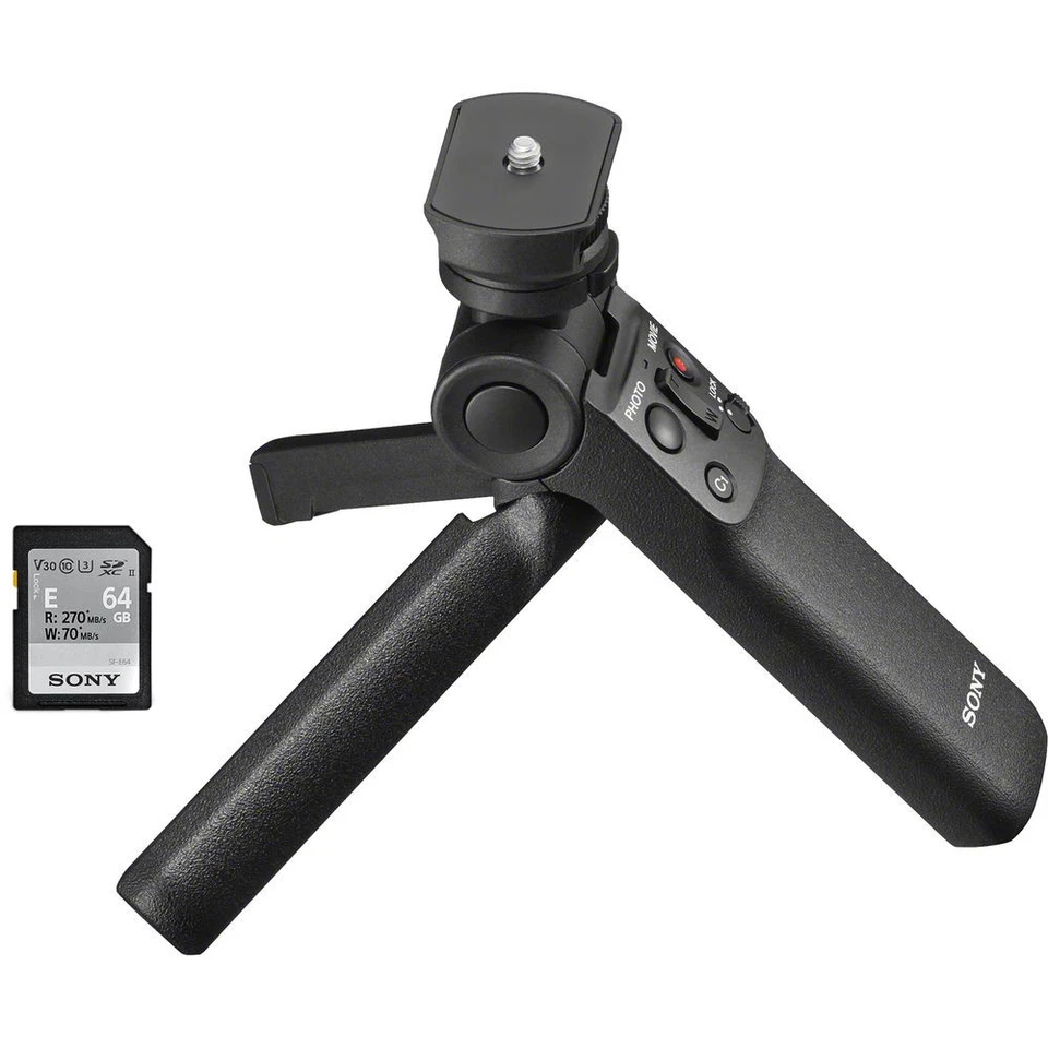 Sony Vlogger Kit ACCVC1 GP-VPT2BT Shooting Grip with Wireless Remote (OPEN BOX)