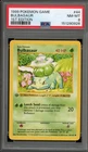 Pokemon Bulbasaur Base Set Shadowless 1st Edition #44 PSA 8