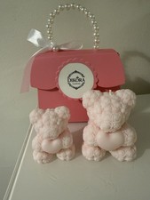 Luxury Soy Candle Gift Set | Handmade Teddy Bear Candles | Elegant Gift for Her