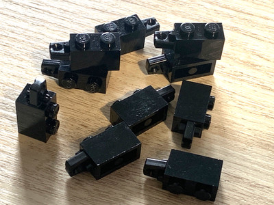 10 x LEGO 4143751: STEIN 1X2 MIT STUB HORIZ. ENDE