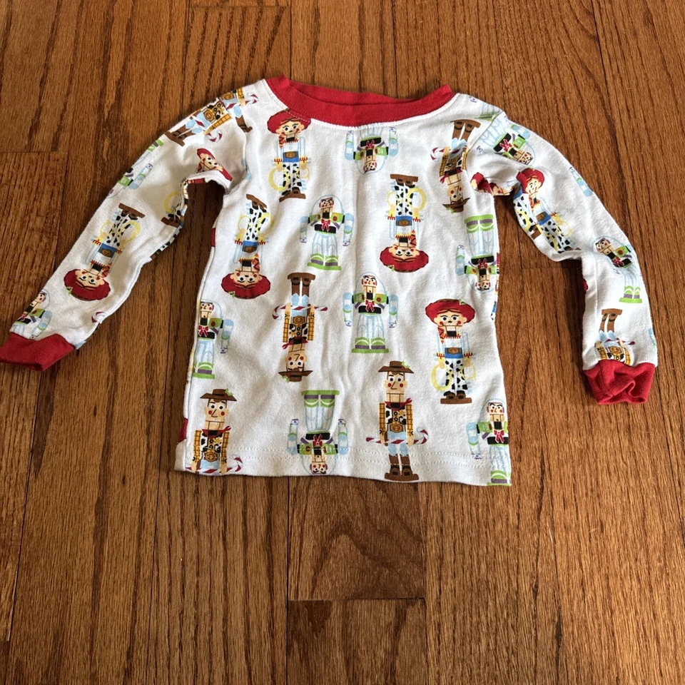 Рождественский детский пижамный набор EUC Disney Toy Story Buzz Woody Jessie Nutcracker 18 М - Изображение 4 из 4