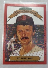 1990 Donruss Ed Whitson #26 Diamond Kings + Missing "." (Mint)