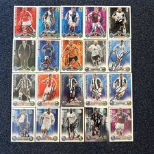 20 Signed Match Attax Cards Inc Arsenal, Fulham, Manchester City & Newcastle