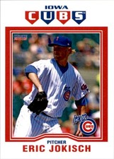 2015 Iowa Cubs Choice #19 Eric Jokisch Virginia Illinois IL Baseball Card