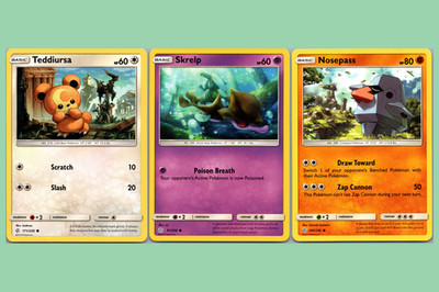 Connected Story 3 Card Set Teddiursa 171/236 Skrelp 91/236 Nosepass 106/236