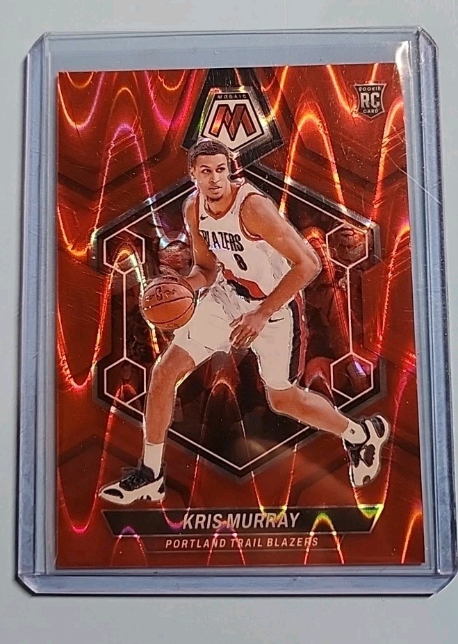 2023-24 Panini Mosaic - Rookies Kris Murray #207 Red Seismic Prizm /299 (RC)