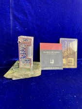 Dunhill Lighter Vintage 925 Silver Rollagas 9...