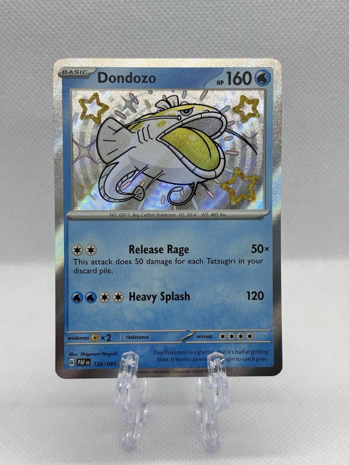 Dondozo Shiny Rare SV: Paldean Fates 126/091 NM