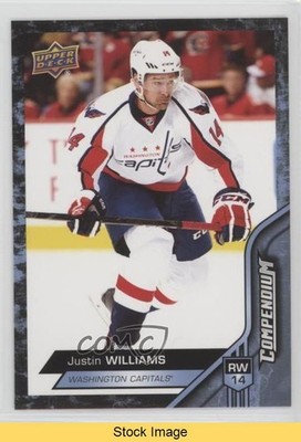 2016-17 Upper Deck Compendium Blue Justin Williams #265 READ za9