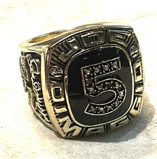 Joe DiMaggio 1936-1951 HOF TRIPLE CROWN Legend Championship Baseball Ring SZ 11