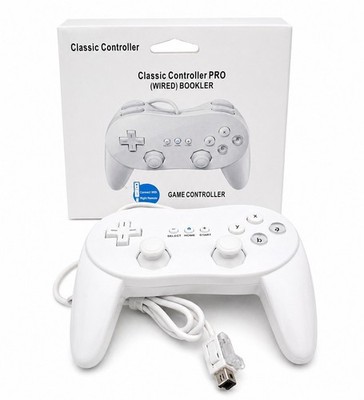 Classic Controller Pro for SNES 20000 or 5000 20K or 5K White